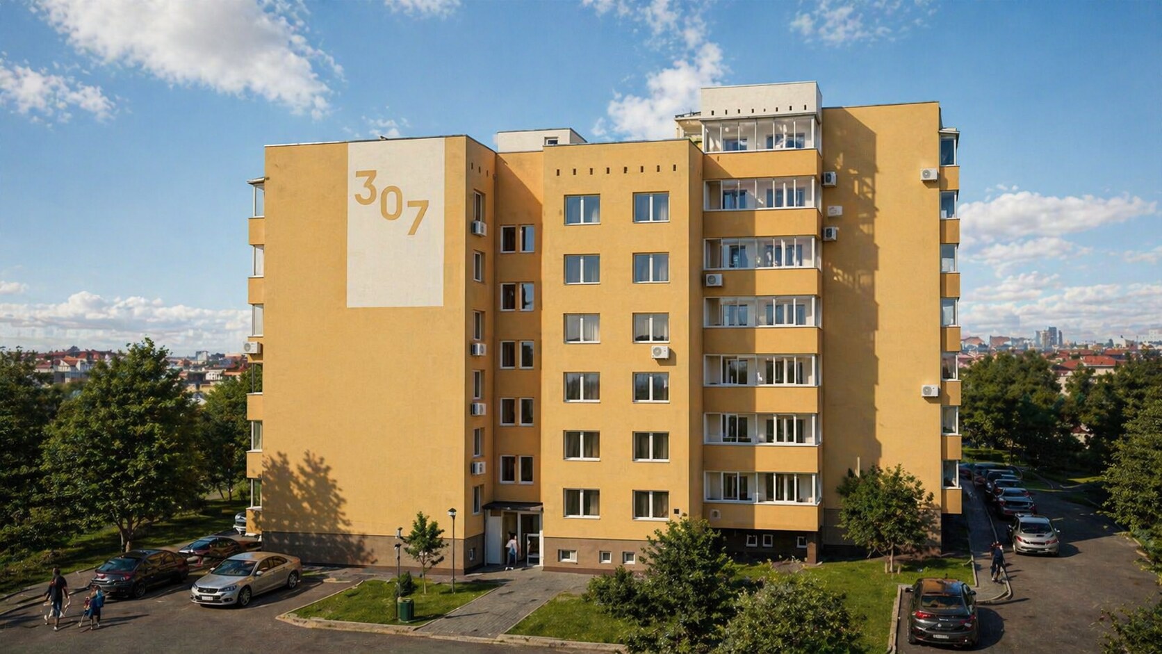 Санирана панелна многофамилна сграда „блок 307